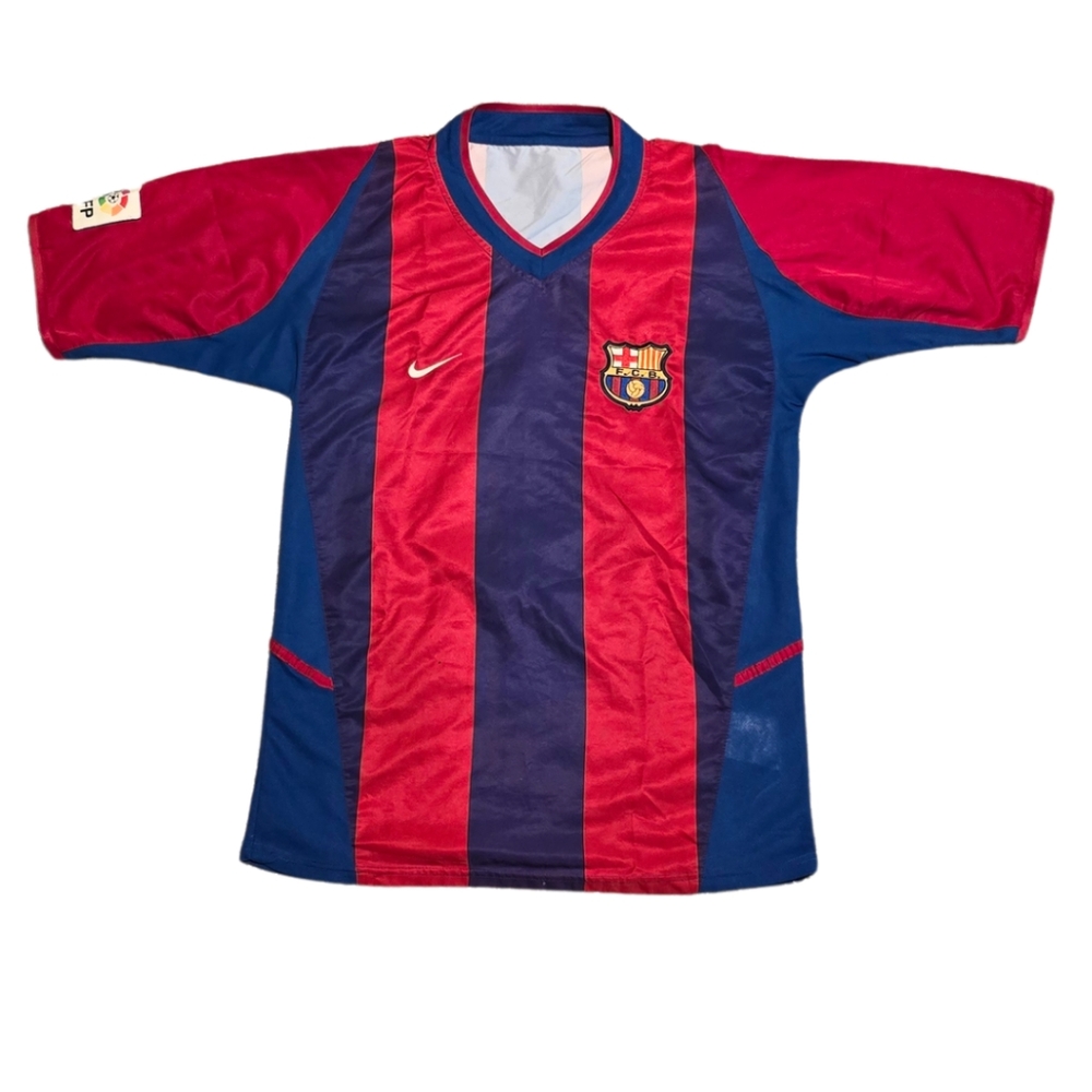 2002-03 FC Barcelona  Home Shirt Jersey Soccer VINTAGE FOOTBALL ⚽